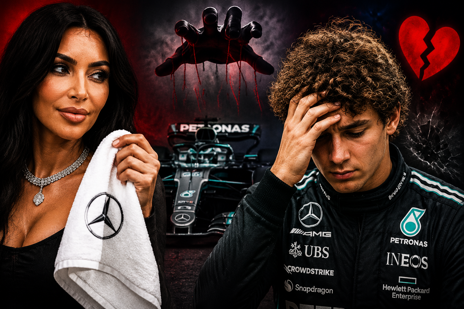 The Kardashian Curse Has Entered Formula 1, and Kimi Antonelli Might Be Its First Victim