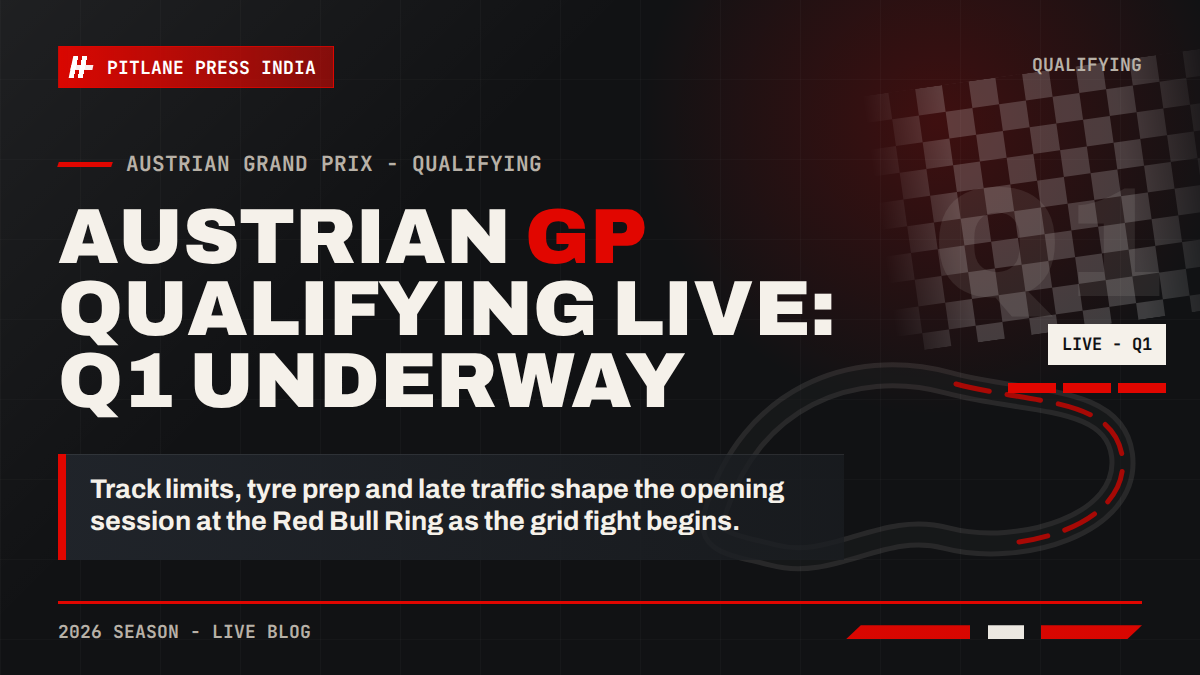 Austrian GP qualifying live: Q1 underway at Spielberg