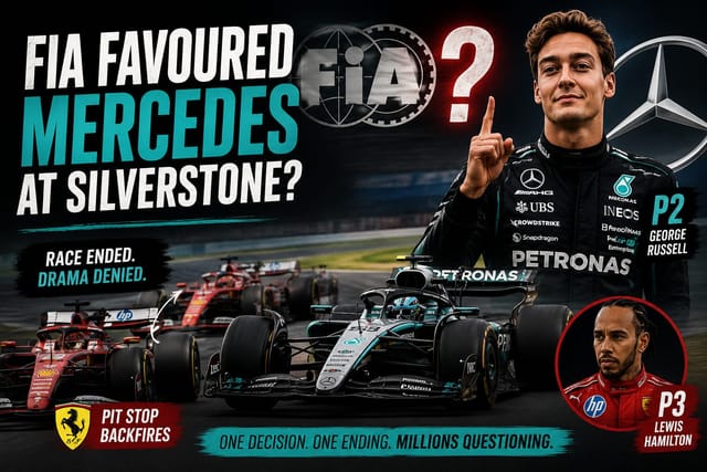 The Silverstone Freeze: Did the FIA Protect Mercedes, or Did Ferrari Self-Sabotage?